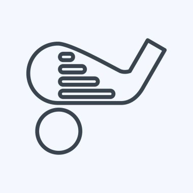 İkon Hosel. Spor Malzemeleri sembolüyle ilgili. Sıra tarzı. Basit dizayn edilebilir. Basit resimleme