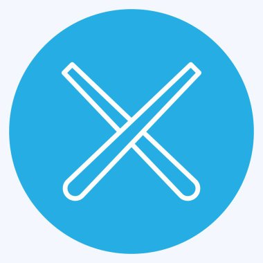 Simge Bilardo İşareti. Spor Malzemeleri sembolüyle ilgili. Mavi gözlü. Basit dizayn edilebilir. Basit resimleme