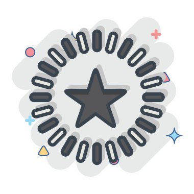 Icon Dream. related to Psychological symbol. Comic Style. simple illustration. emotions, empathy, assistance