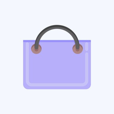Icon Shopping Bag. related to Online Store symbol. flat style. simple illustration. shop