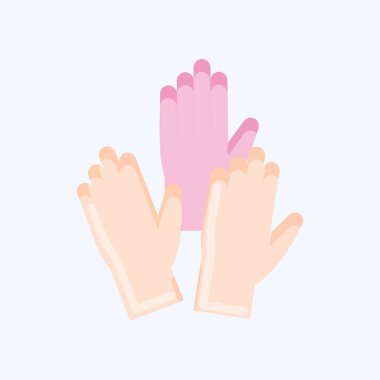 Icon Emergency. related to Volunteering symbol. flat style. Help and support. friendship