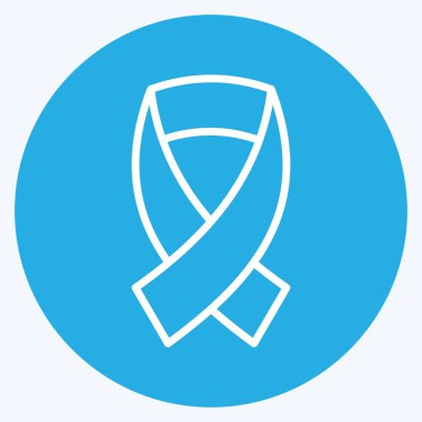 Icon Awareness. related to Volunteering symbol. blue eyes style. Help and support. friendship