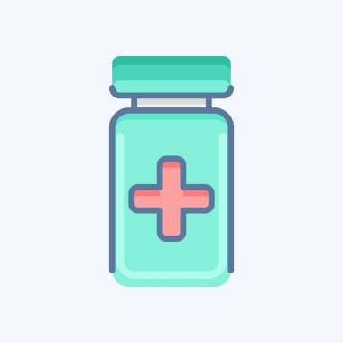 Icon Medical Volunteering. related to Volunteering symbol. doodle style. Help and support. friendship