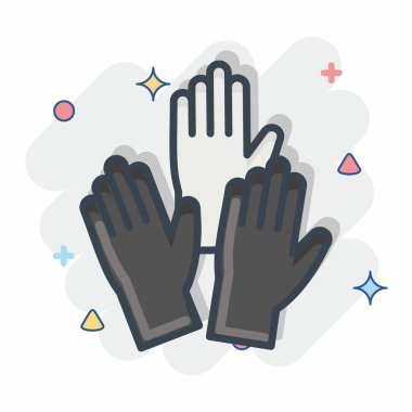 Icon Emergency. related to Volunteering symbol. Comic Style. Help and support. friendship