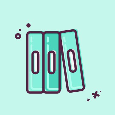 Simge Öz Çalışması. Eğitim sembolüyle ilgili. MBE tarzı. Basit dizayn edilebilir. Basit resimleme