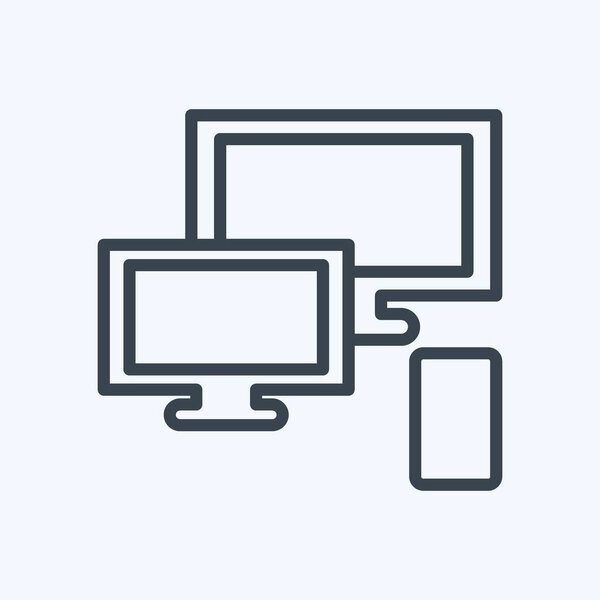 Икона отзывчивая. относится к символу Образования. стиль линии. простой дизайн редактируемый. простая иллюстрация