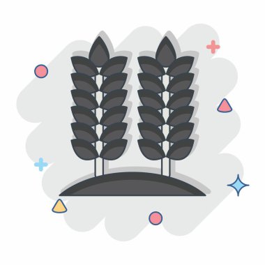 Simgesel tarım. Çevre sembolüyle ilgili. Çizgi roman tarzı. Basit bir çizim. Koruma. Toprak. Temizle