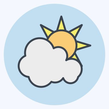 Simge Günü Zamanı. Çevre sembolüyle ilgili. renk arkadaşı stili. Basit bir çizim. Koruma. Toprak. Temizle