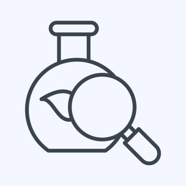 Icon Natural Research. related to Environment symbol. line style. simple illustration. conservation. earth. clean