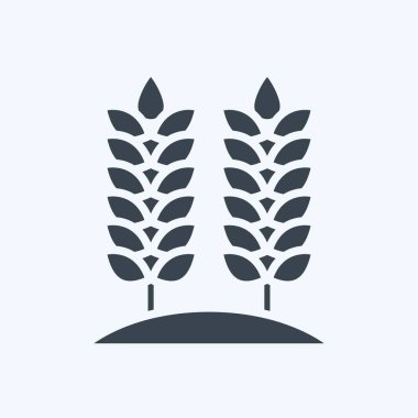 Icon Agriculture. related to Environment symbol. glyph style. simple illustration. conservation. earth. clean
