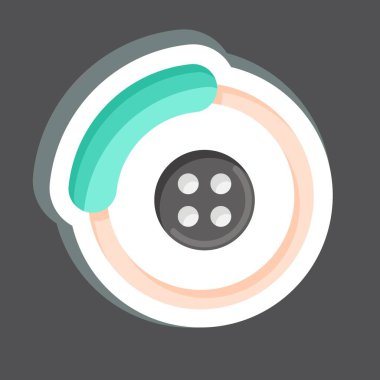 Sticker Brakes. related to Car Service symbol. repairin. engine. simple illustration