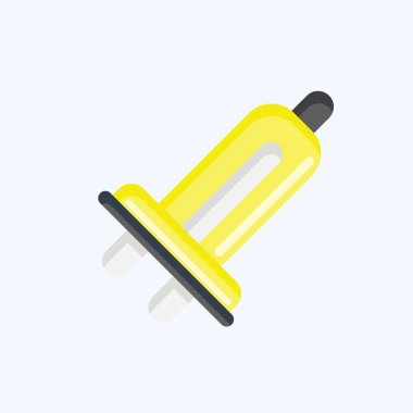 Icon Car Light. related to Car Service symbol. Flat Style. repairin. engine. simple illustration