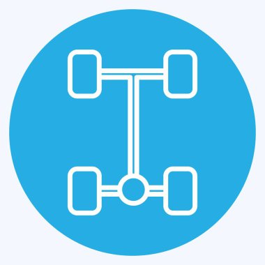 Icon Abs. related to Car Service symbol. Blue Eyes Style. repairin. engine. simple illustration