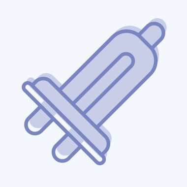 Icon Car Light. related to Car Service symbol. Two Tone Style. repairin. engine. simple illustration