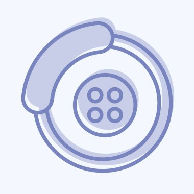 Icon Brakes. related to Car Service symbol. Two Tone Style. repairin. engine. simple illustration