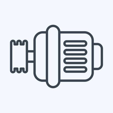 Icon Generator. related to Car Service symbol. Line Style. repairin. engine. simple illustration