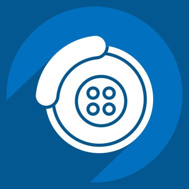 Icon Brakes. related to Car Service symbol. Long Shadow Style. repairin. engine. simple illustration