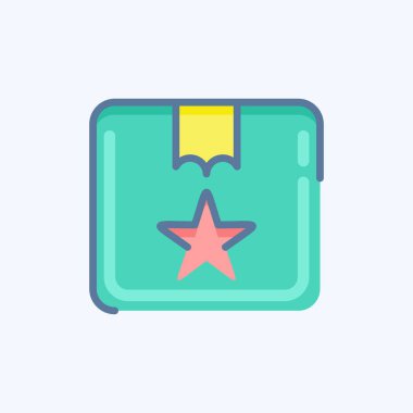 Icon Best Buy. related to Contactless symbol. Doodle Style. simple design editable. simple illustration