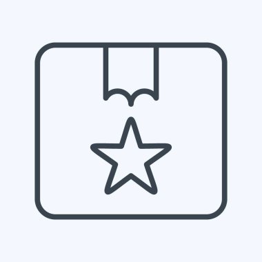 Icon Best Buy. related to Contactless symbol. Line Style. simple design editable. simple illustration