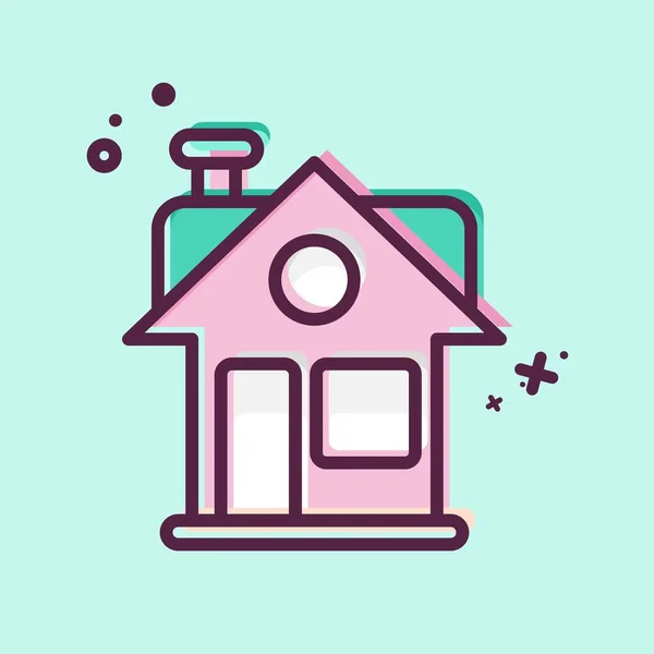 Icon House Relacionado Con Símbolo Familia Diseño Simple Editable Ilustración — Vector de stock