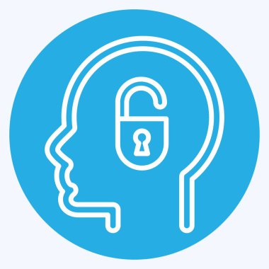 Simge Zayıflığı. Psikoloji Kişiliği sembolüyle ilgili. Basit dizayn edilebilir. Basit resimleme