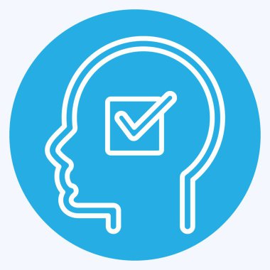 Simge inançları. Psikoloji Kişiliği sembolüyle ilgili. Basit dizayn edilebilir. Basit resimleme