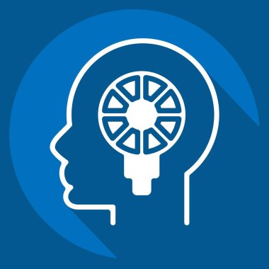 Simge Kişiliği. Psikoloji Kişiliği sembolüyle ilgili. Basit dizayn edilebilir. Basit resimleme