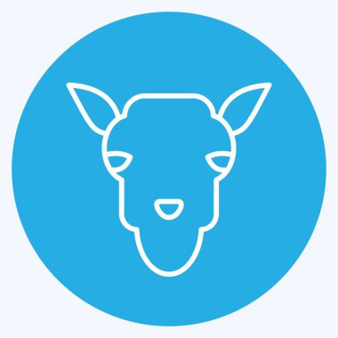 Simge Deve. Hayvan kafası sembolüyle ilgili. Basit dizayn edilebilir. Basit resimleme