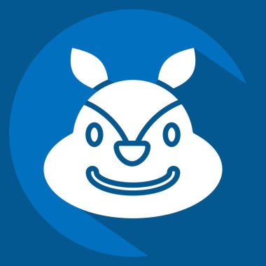 Simge sincabı. Hayvan kafası sembolüyle ilgili. Basit dizayn edilebilir. Basit resimleme