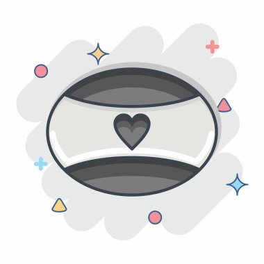 Simge sabunu. Berber dükkanı sembolüyle ilgili. Güzellik salonu. Basit resimleme