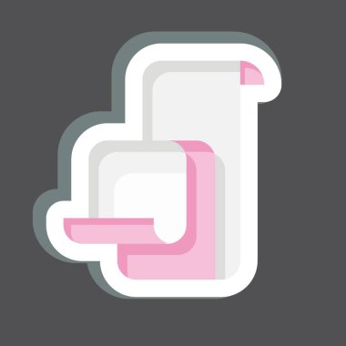 Simge Bill. Kara Cuma sembolüyle ilgili. Alışveriş. Basit resimleme