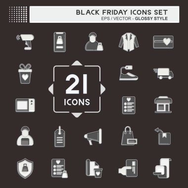 Simge Kara Cuma 'yı ayarladı. Eğitim sembolüyle ilgili. Alışveriş. Basit resimleme