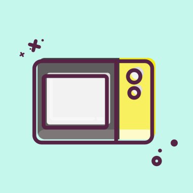 Simge Elektronik. Kara Cuma sembolüyle ilgili. Alışveriş. Basit resimleme