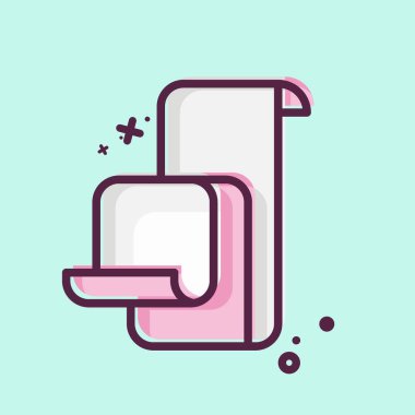 Simge Bill. Kara Cuma sembolüyle ilgili. Alışveriş. Basit resimleme