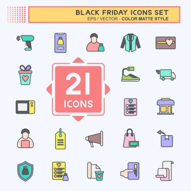 Simge Kara Cuma 'yı ayarladı. Eğitim sembolüyle ilgili. Alışveriş. Basit resimleme