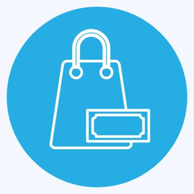 Simge Satın Alma. Kara Cuma sembolüyle ilgili. Alışveriş. Basit resimleme