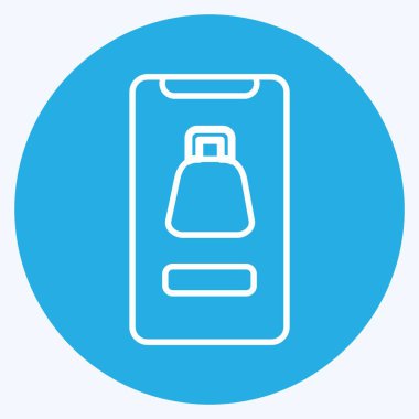 Simge İnternet Dükkanı. Kara Cuma sembolüyle ilgili. Alışveriş. Basit resimleme