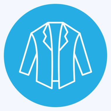 Simge Ceket. Kara Cuma sembolüyle ilgili. Alışveriş. Basit resimleme