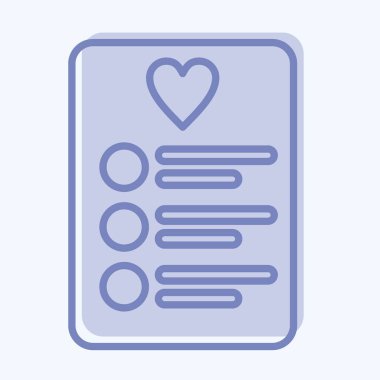 Simge Kontrol Listesi. Kara Cuma sembolüyle ilgili. Alışveriş. Basit resimleme