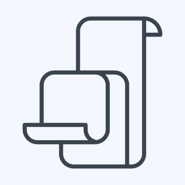 Simge Bill. Kara Cuma sembolüyle ilgili. Alışveriş. Basit resimleme