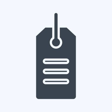 Simge İndirimi. Kara Cuma sembolüyle ilgili. Alışveriş. Basit resimleme