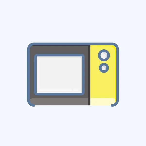 Icon电子 与黑色星期五标志有关 简单的例子 — 图库矢量图片