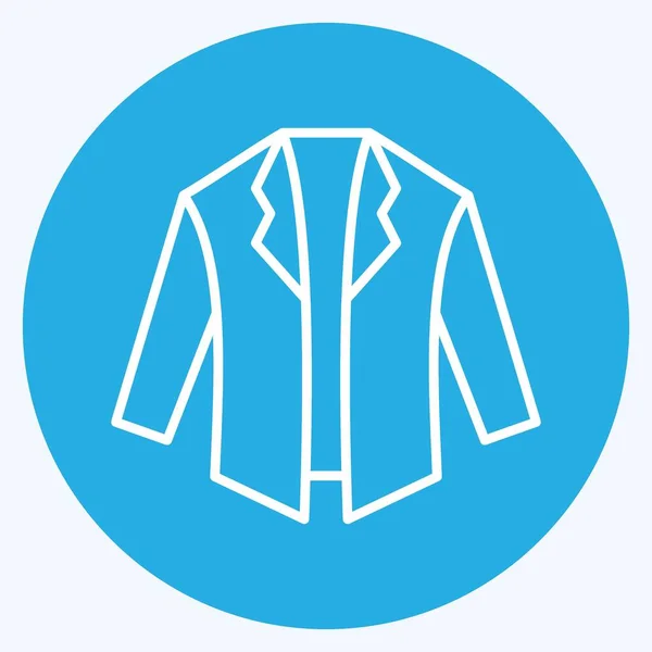 Icon Jacket Související Symbolem Černý Pátek Nakupování Jednoduchá Ilustrace — Stockový vektor