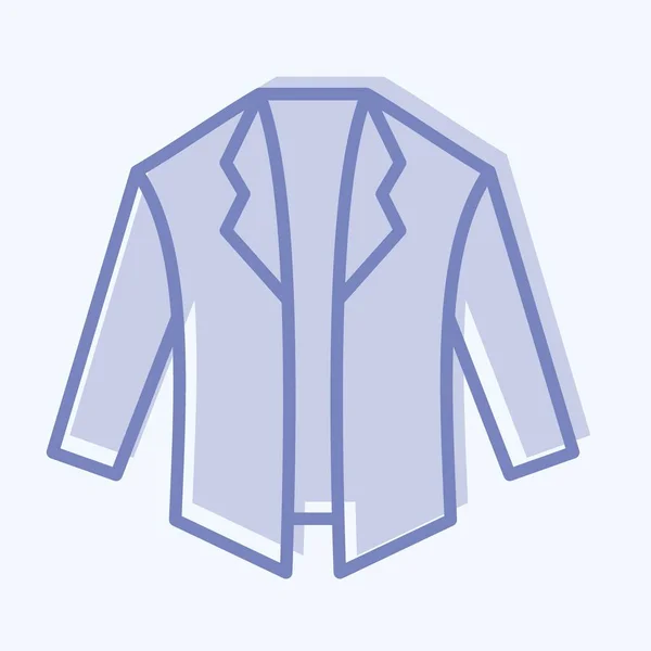 Jaket Ikon Terkait Dengan Simbol Black Friday Belanja Ilustrasi Sederhana - Stok Vektor