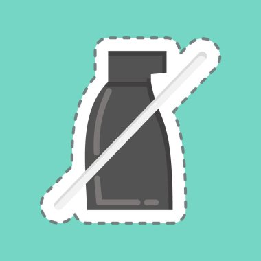 Böceksiz Simge. CBD yağ sembolüyle ilgili. Basit dizayn edilebilir. Basit resimleme