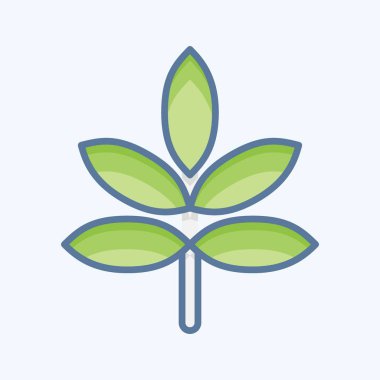 İkon glütensiz. CBD yağ sembolüyle ilgili. Basit dizayn edilebilir. Basit resimleme