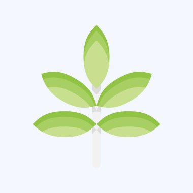 İkon glütensiz. CBD yağ sembolüyle ilgili. Basit dizayn edilebilir. Basit resimleme