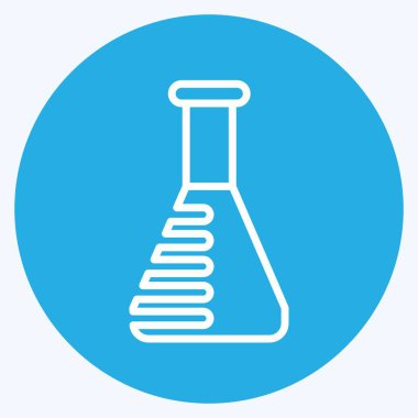 Simge laboratuarı test edildi. CBD yağ sembolüyle ilgili. Basit dizayn edilebilir. Basit resimleme