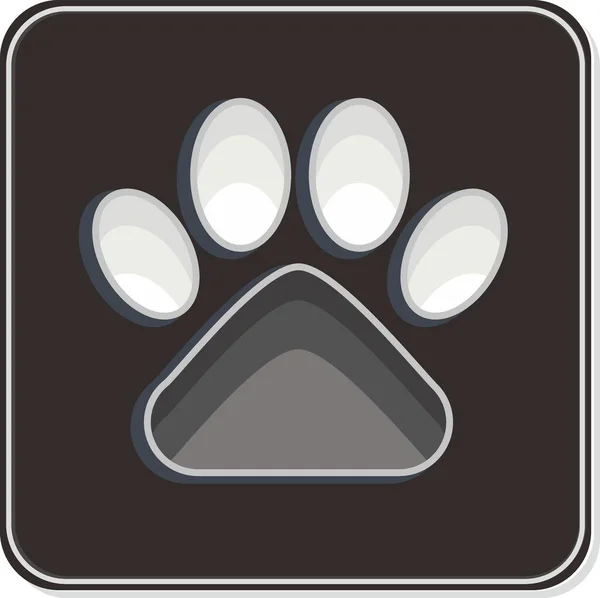 Icon Gut Für Haustiere Zusammenhang Mit Cbd Symbol Einfaches Design — Stockvektor