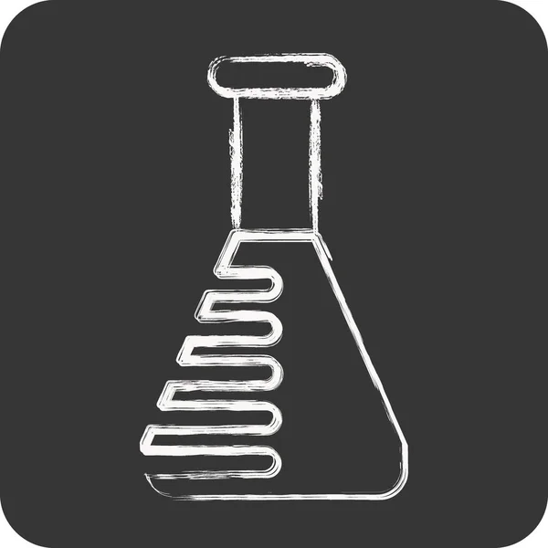 Test Laboratoire Icônes Lié Symbole Cbd Oil Conception Simple Modifiable — Image vectorielle